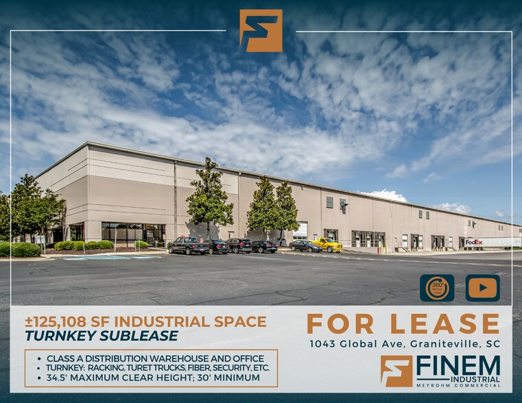 More Photos Of 1043 Global Ave, Graniteville Distribution For Lease