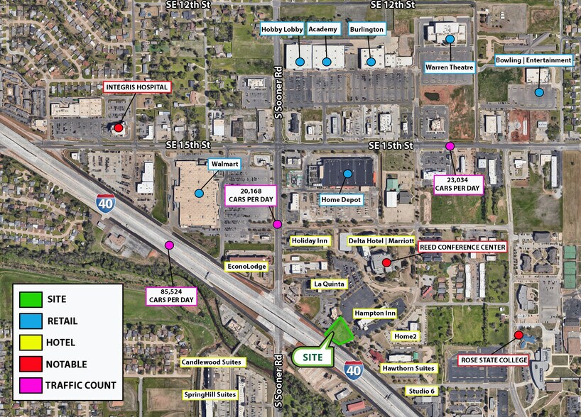 More Photos Of Tinker Diagonal St & Warren Rd, Midwest City Land For Lease