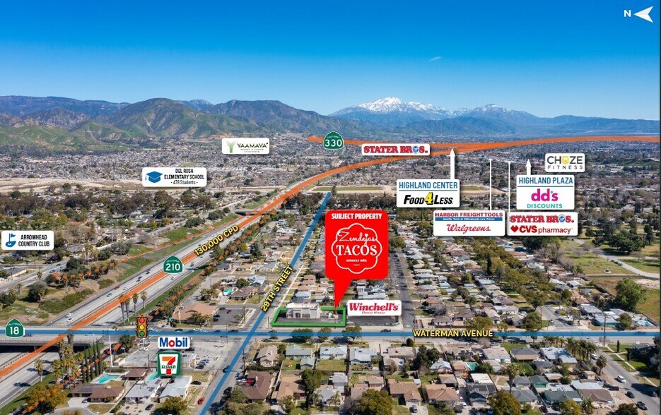 More Photos Of 2895 N Waterman Ave, San Bernardino Freestanding For Lease