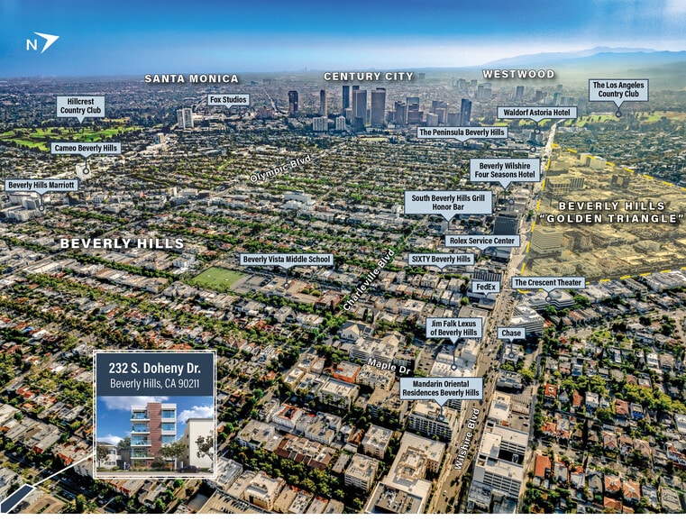 More Photos Of 232 S Doheny Dr, Beverly Hills Land For Sale