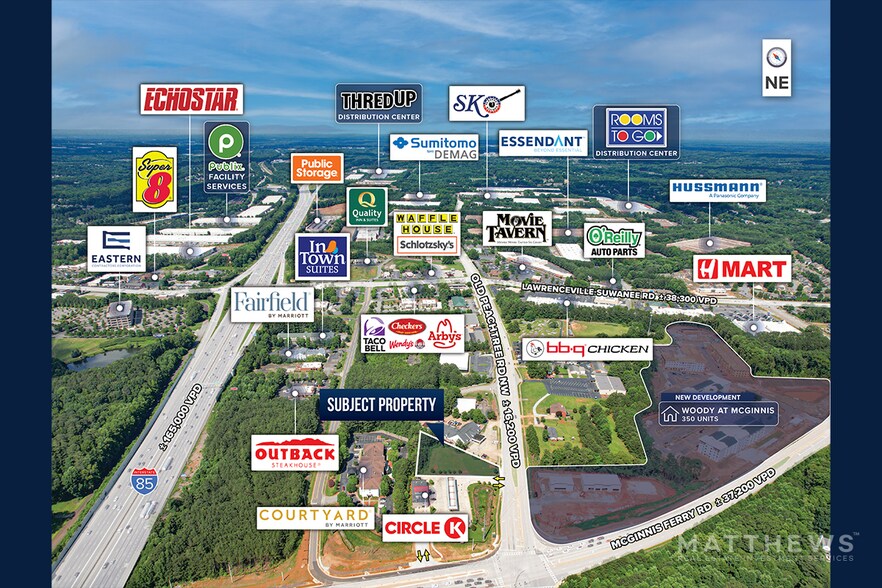 More Photos Of 215 Old Peachtree Rd NW, Suwanee General Retail For Sale