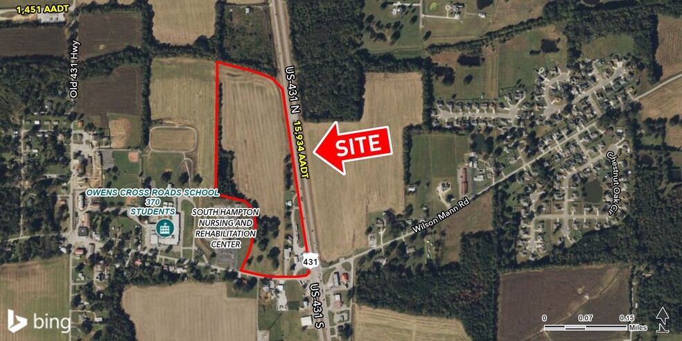 Primary Photo Of 0000 Highway 431, Owens Cross Roads Land For Sale