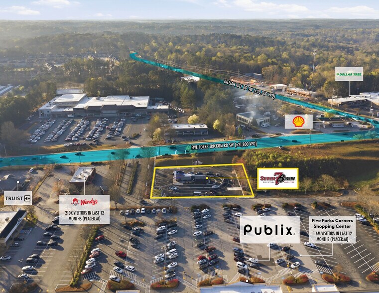 More Photos Of 4035 Five Forks Trickum SW rd, Lilburn Fast Food For Sale