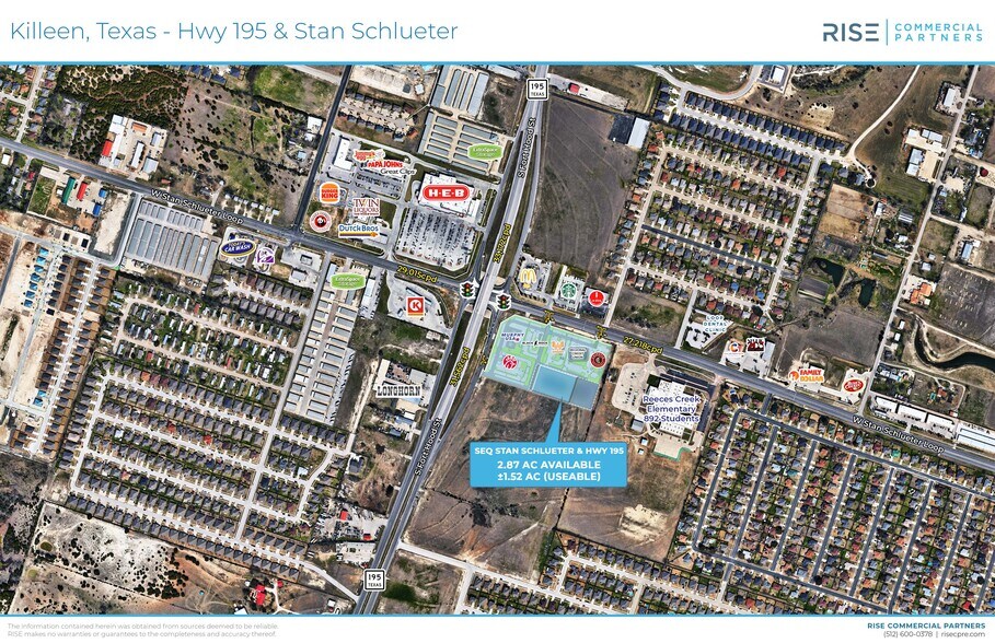 More Photos Of Highway 195 & Stan Schlueter Loop, Killeen Land For Lease