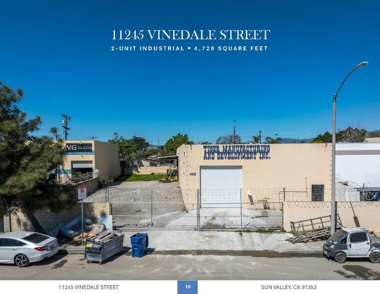 More Photos Of 11245 Vinedale St, Sun Valley Warehouse For Sale