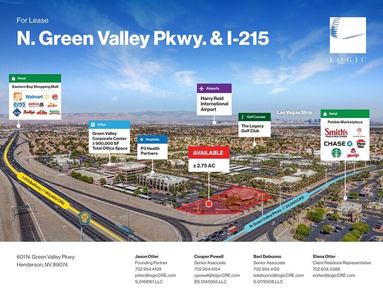 Primary Photo Of 601 N Green Valley Pky, Henderson General Retail For Lease