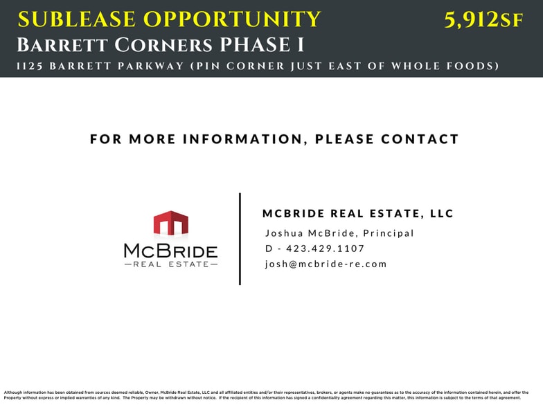 More Photos Of 1125 Ernest W Barrett Pky, Kennesaw Storefront Retail Office For Lease