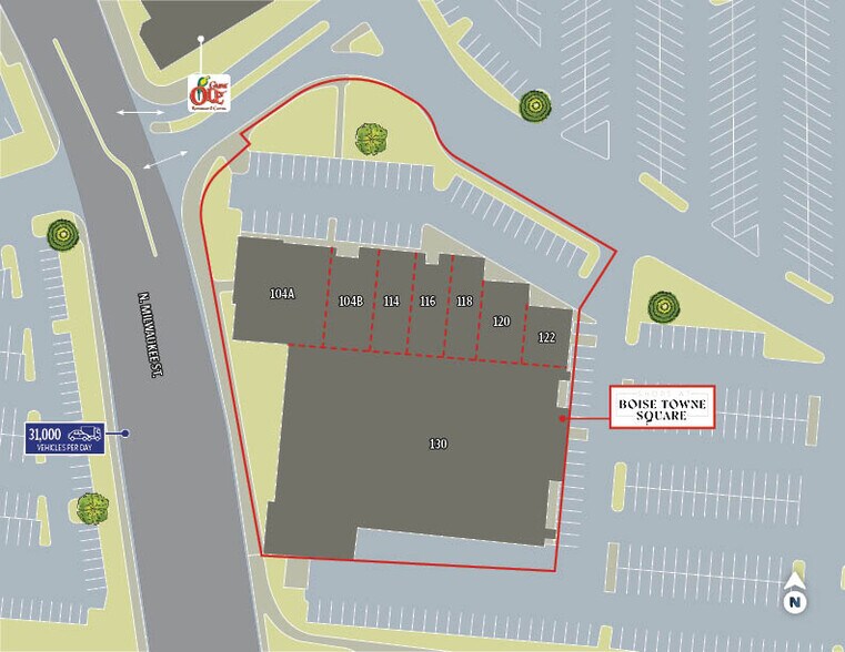 More Photos Of 104-134 N Milwaukee St, Boise Freestanding For Sale