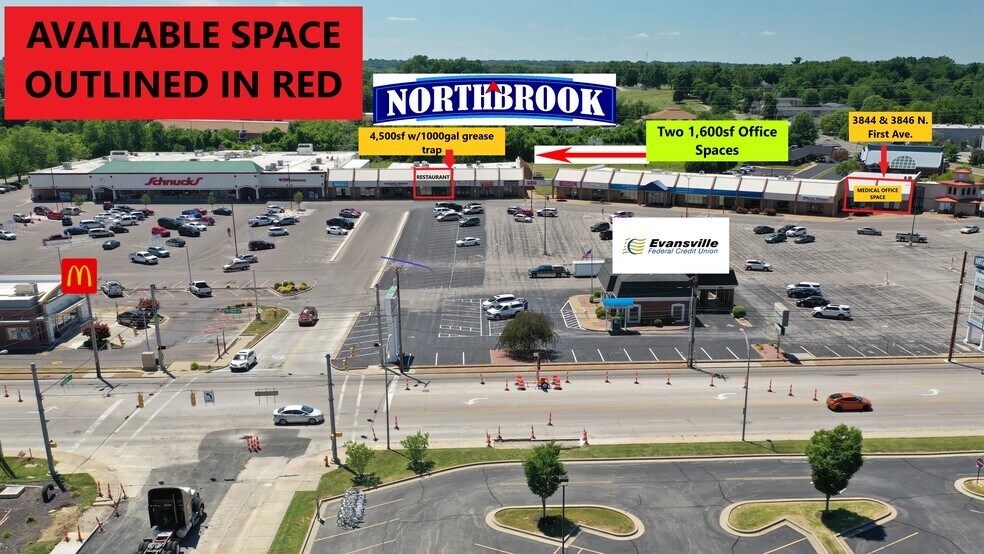 More Photos Of 3710-3748 N 1st Ave, Evansville Unknown For Lease