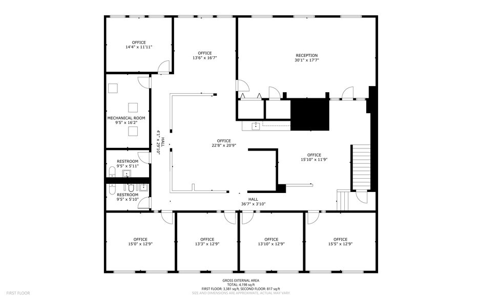 More Photos Of 40 W 4th St, Mansfield Storefront Retail Office For Lease
