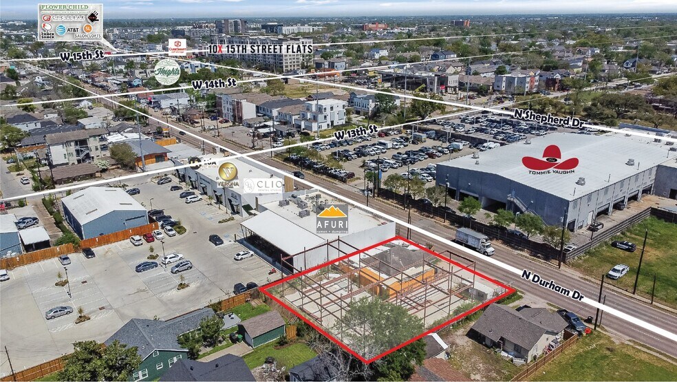 Primary Photo Of 1211 N Durham Dr, Houston Land For Sale