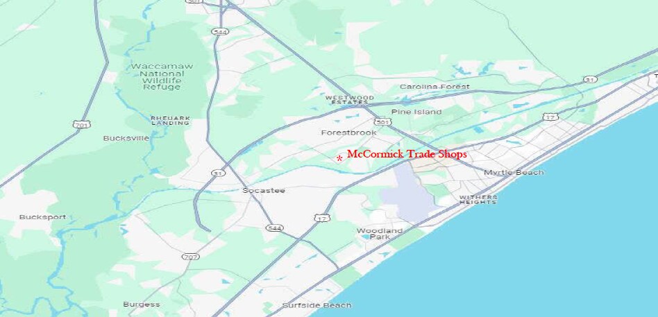 More Photos Of 3432 McCormick Rd. rd, Myrtle Beach Industrial For Lease