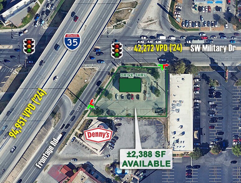 More Photos Of 2002 SW Military, San Antonio Freestanding For Lease