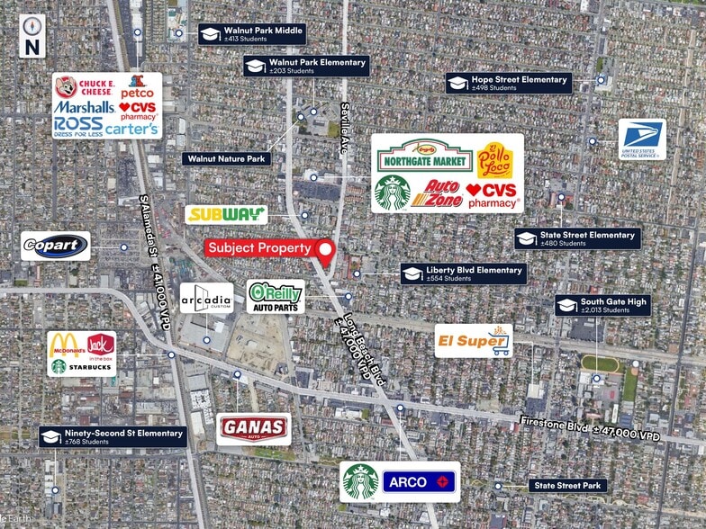 More Photos Of 8440 Long Beach Blvd, South Gate Land For Lease
