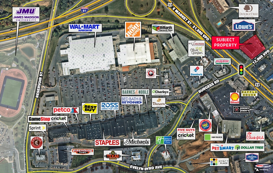 More Photos Of 1550 E Market St, Harrisonburg Storefront Retail Office For Lease