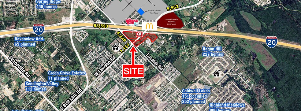 Primary Photo Of SEQ & SWQ IH-20 Lawson Rd, Mesquite Land For Sale