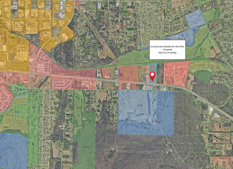 More Photos Of 11 Acres Hwy 72 E next to rapidly growing area, Huntsville Land For Sale