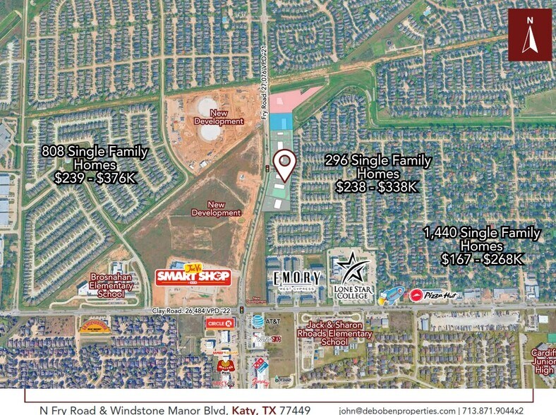 More Photos Of N Fry Rd & Windstone Manor Blvd, Katy Land For Sale