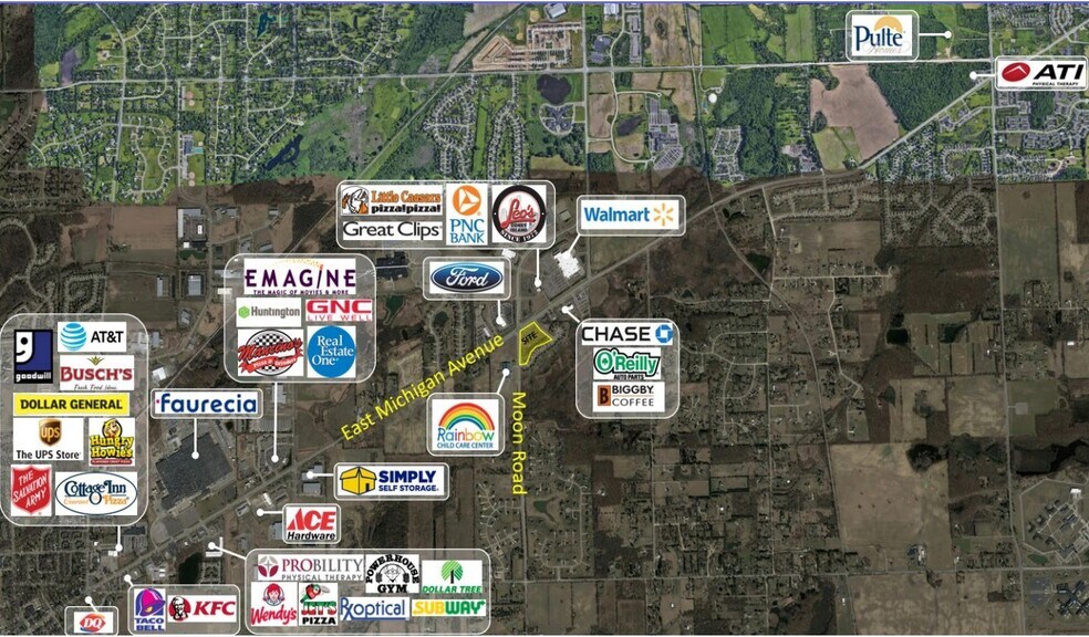 More Photos Of 7019 E Michigan Ave, Saline Freestanding For Lease
