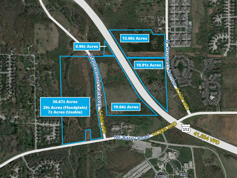 Primary Photo Of 152 Highway & N.E. Barry Rd, Kansas City Land For Sale