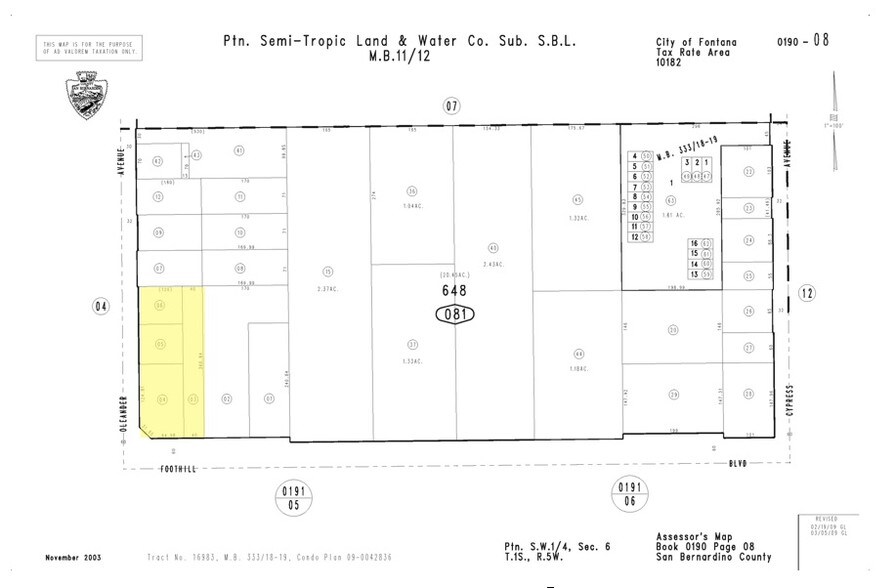 More Photos Of 16304 E Foothill Blvd, Fontana Land For Sale