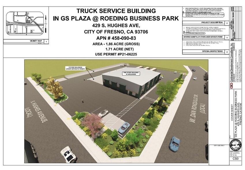 Primary Photo Of 429 Hughes ave, Fresno Land For Sale