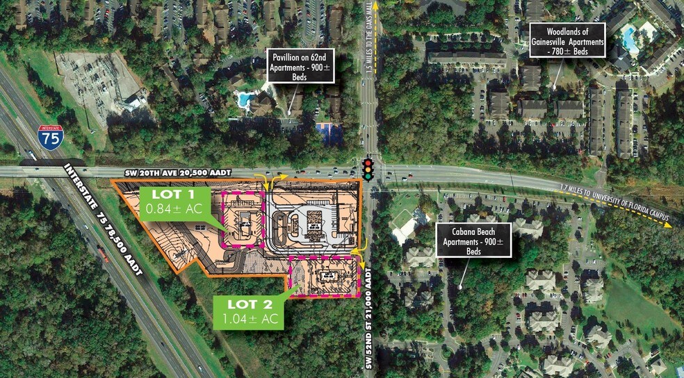 Primary Photo Of SW 20th Ave & SW 52nd St, Gainesville Land For Lease