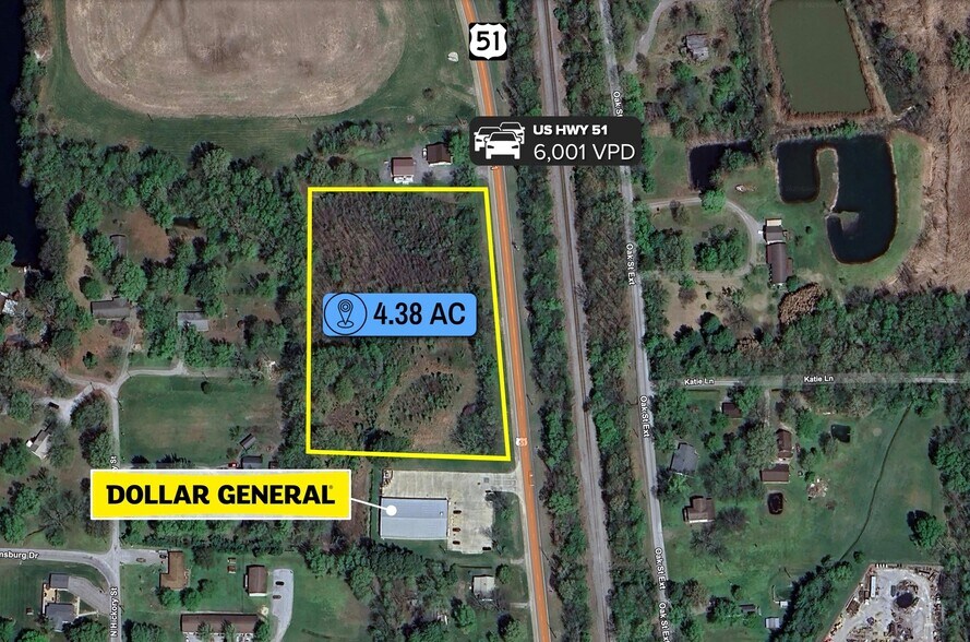 More Photos Of adj. to 16019 U.S. 51, De Soto Land For Sale