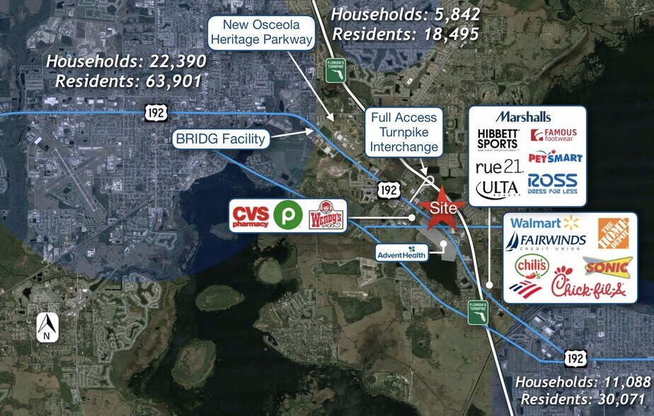 More Photos Of US Hwy 192 & Partin Settlement Rd, Kissimmee Land For Sale