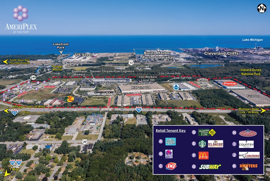 More Photos Of 6575 Daniel Burnham Dr, Portage Warehouse For Lease