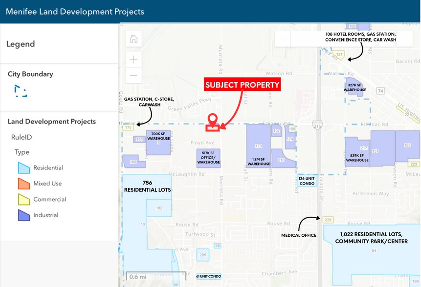 More Photos Of 26041 Murrieta Rd, Menifee Land For Lease