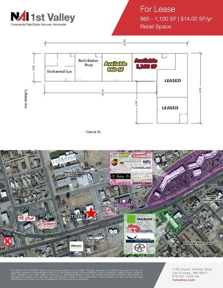 More Photos Of 1675 E Lohman Ave, Las Cruces Storefront For Lease