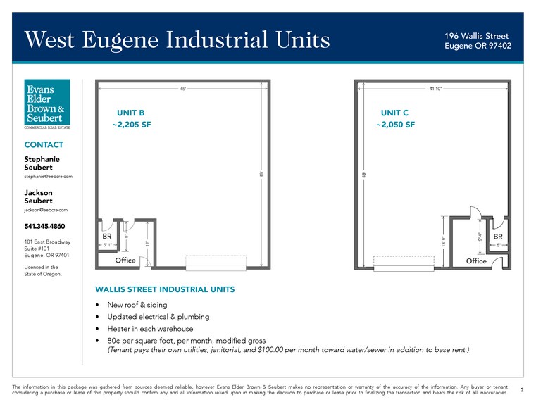 More Photos Of 196 Wallis St, Eugene Warehouse For Lease