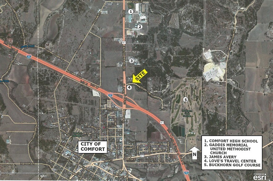 More Photos Of 45 US Highway 87, Comfort Land For Sale