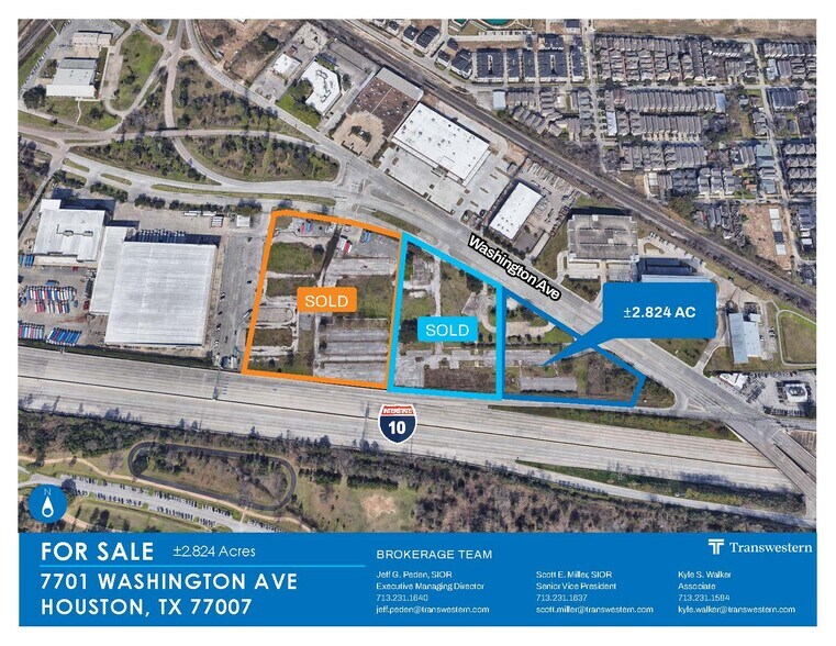 Primary Photo Of 7701 Washington Ave, Houston Land For Sale