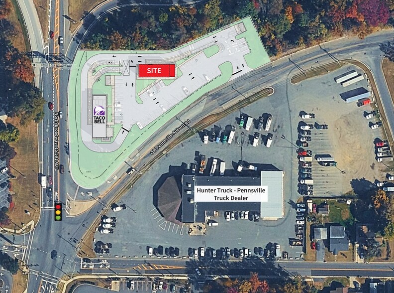 Primary Photo Of 462 N Broadway St, Pennsville Fast Food For Lease
