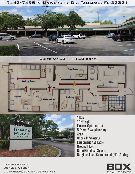 More Photos Of 7443-7495 N University Dr, Tamarac Medical For Lease