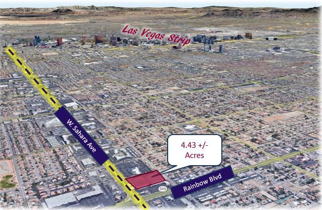 Primary Photo Of Sahara & Rainbow, Las Vegas Land For Sale