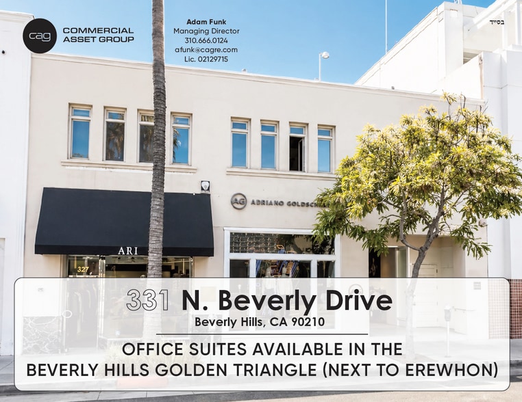 Primary Photo Of 327-331 N Beverly Dr, Beverly Hills Storefront Retail Office For Lease