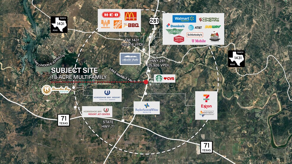 More Photos Of Corazon Dr, Marble Falls Land For Sale