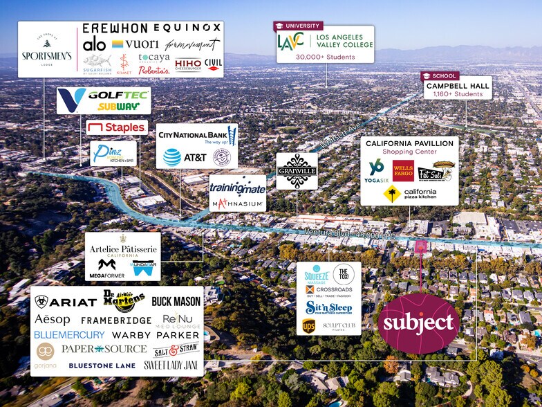 More Photos Of 12250 Ventura Blvd, Studio City Storefront For Sale