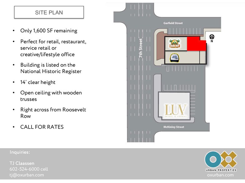 More Photos Of 825 N 7th St, Phoenix Storefront Retail Office For Lease