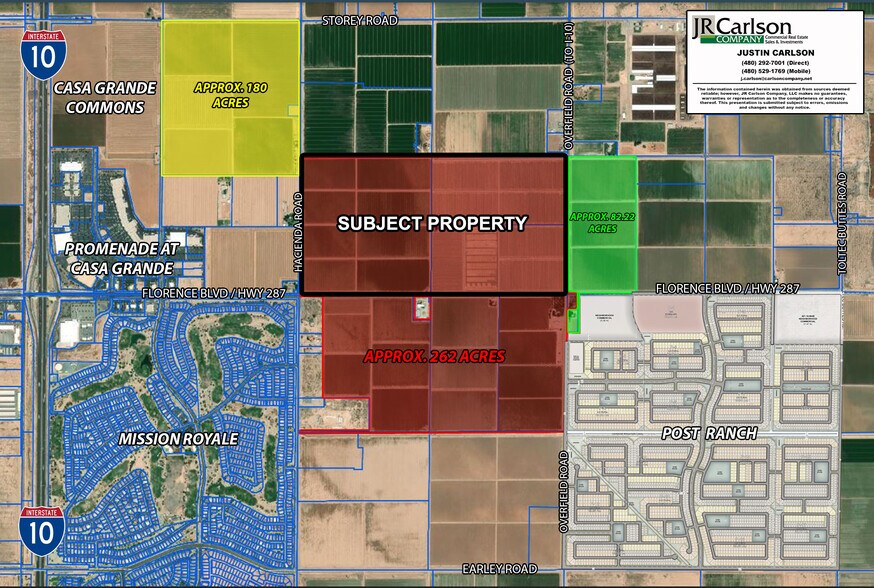 Primary Photo Of Highway 287 & Hacienda Road, Casa Grande Land For Sale
