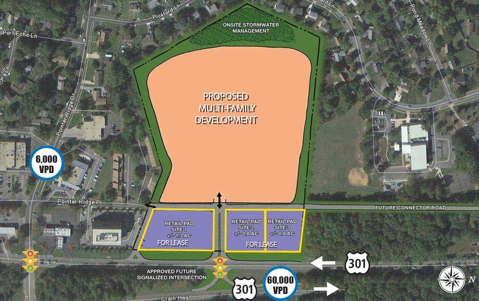 Primary Photo Of NW Crain Hwy, Bowie Land For Sale