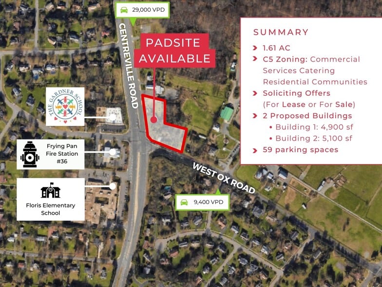 Primary Photo Of 2625 Centreville Rd, Herndon Land For Sale