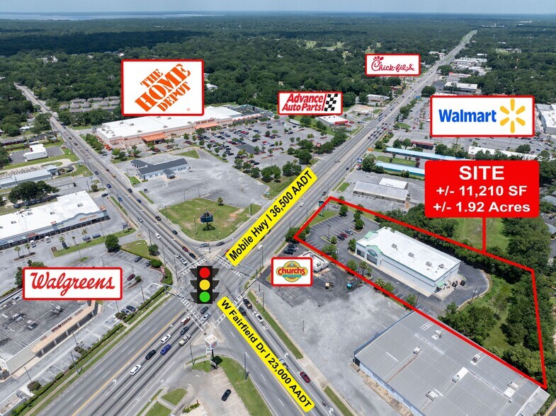 More Photos Of 4510 Mobile Hwy, Pensacola Freestanding For Sale