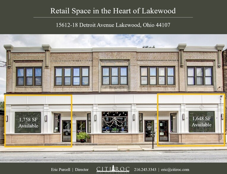 Primary Photo Of 15612-15618 Detroit Ave, Lakewood Storefront Retail Office For Lease