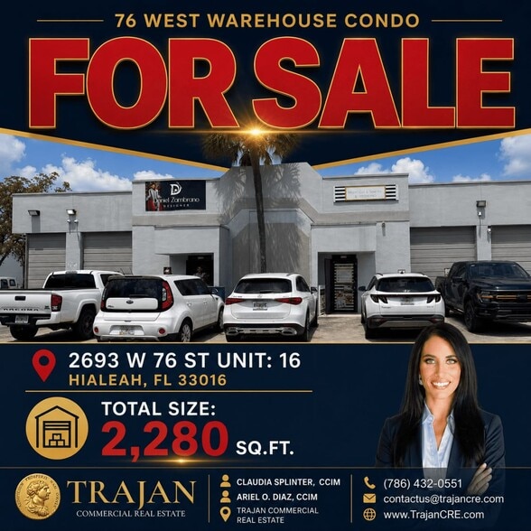 Primary Photo Of 2693 W 76th St, Hialeah Warehouse For Sale