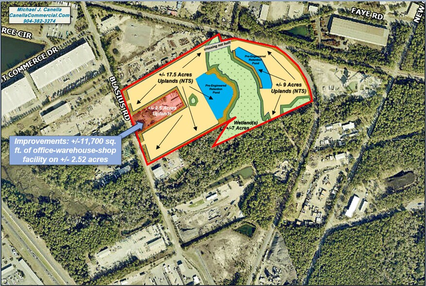 More Photos Of 11033 Blasius Road, Jacksonville Land For Sale