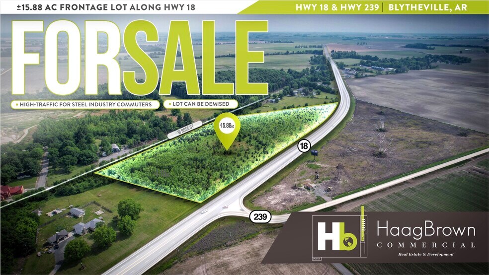 Primary Photo Of Hwy 18 & 239 hwy, Blytheville Land For Sale